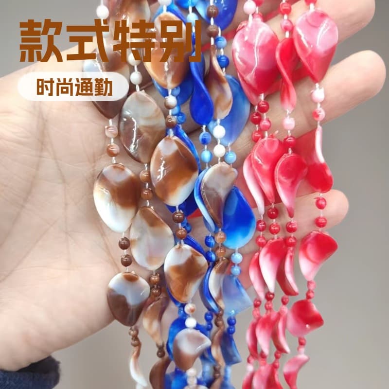 Imitation Crystal Acrylic Bead Curtain Wedding Aisle On-site Setup Connected Bead Chain Wedding Lobby Ceiling Decoration Props