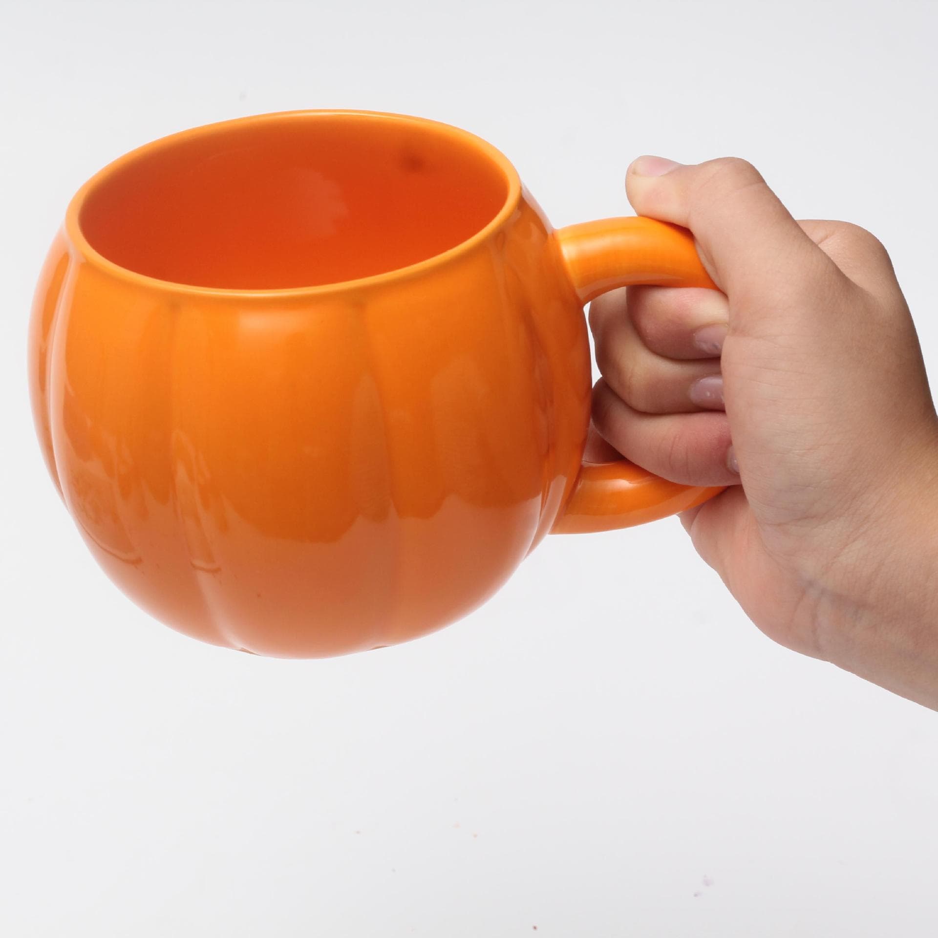 Pumpkin Large Water Cup Household Ceramic Breakfast Mug Vintage Big Capacity Coffee Mug High Appearance