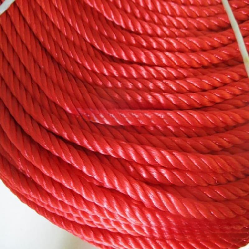 White Nylon Rope, Three-Strand Packing Straps, Packaging Cord, Red Lantern Hanging Rope, Fine Handwoven String