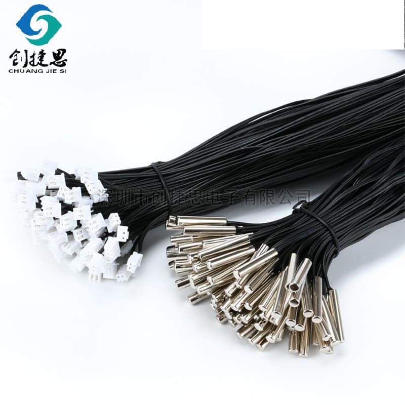 NTC Thermistor 1% Accuracy 10K Temperature Sensor Refrigeration Air Conditioner Refrigerator Probe (1 Meter)