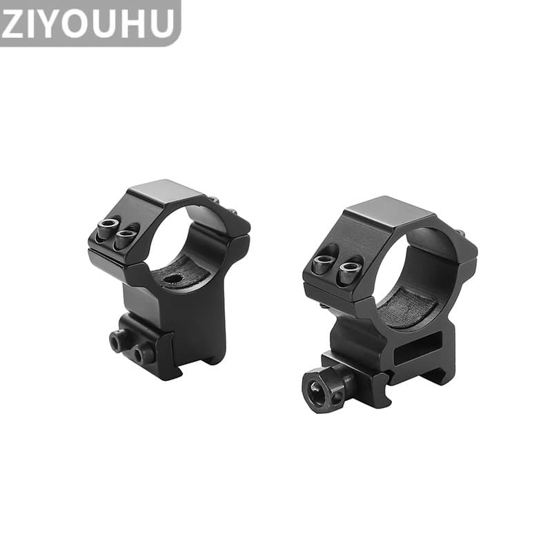 Full Metal High Quality Scope Mount 30MM Double Row High Low Profile Bracket 25.4mm Scope Clamp