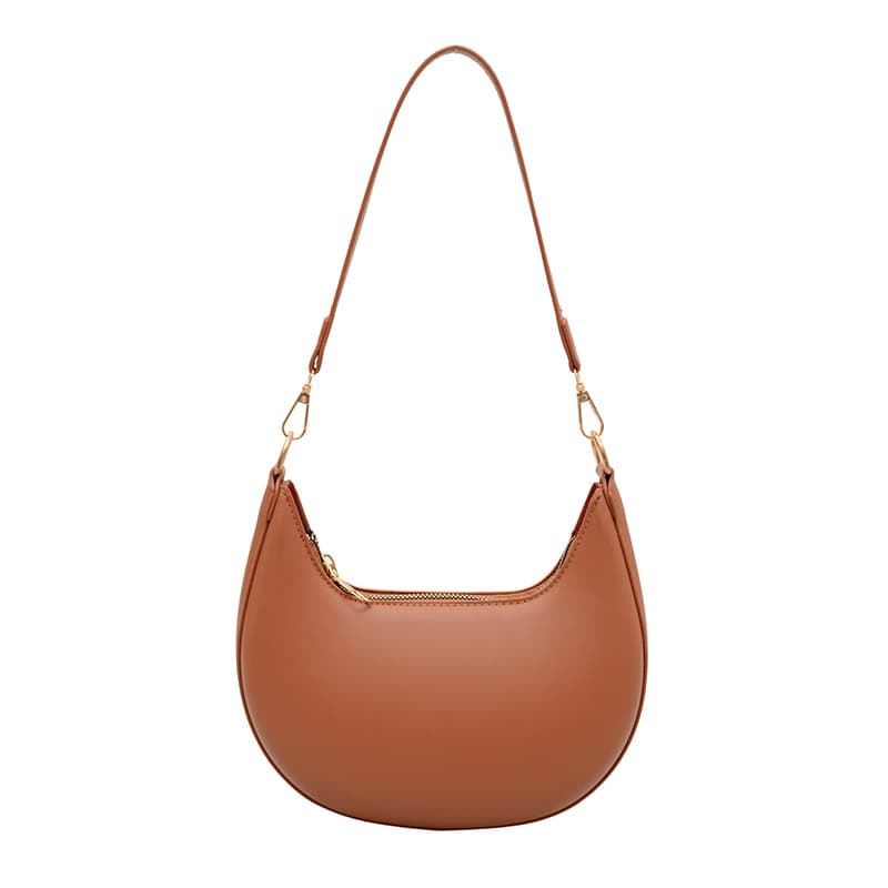 Girl's Underarm Bag 2025 Spring New French Style Shoulder Bag Commuter Women's Handbag Crossbody Dumpling Bag Casual Versatile