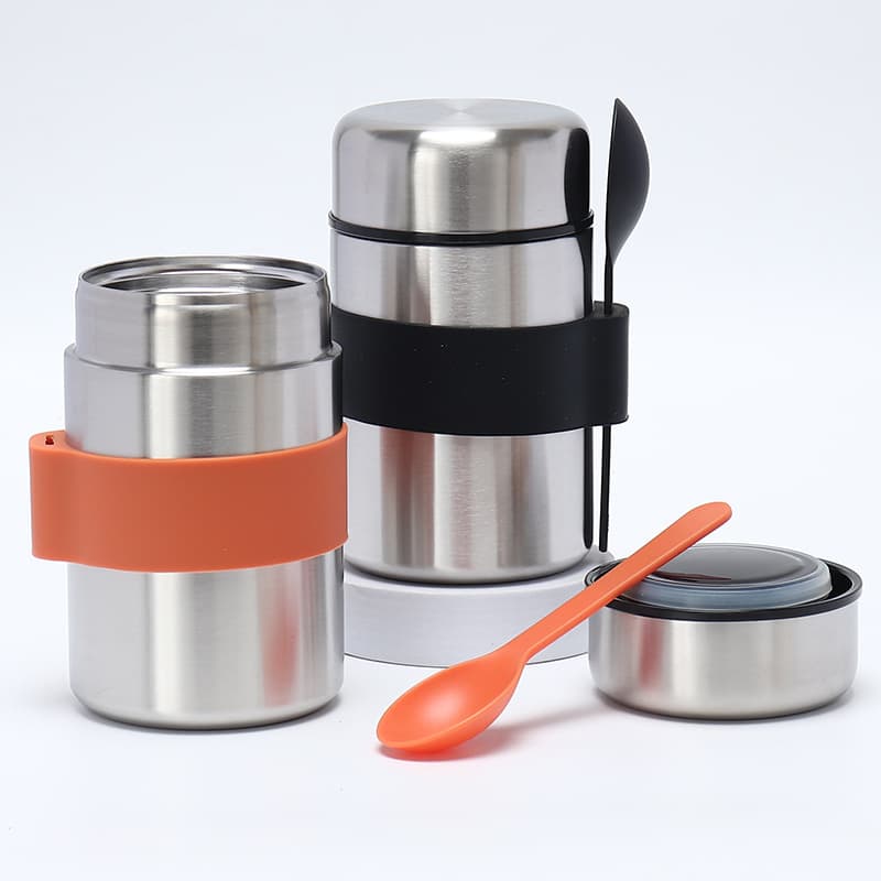 Japanese-style thermal cooking cup, 304 thermal pot for porridge, insulated lunch box, white fungus, portable for students, mini unisex outdoor porridge cooker