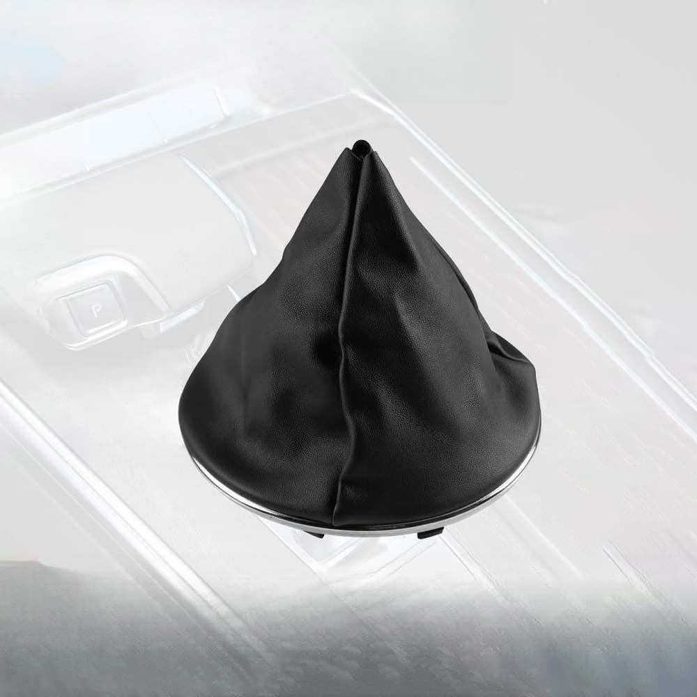 In stock gearshift dust cover for Fiat 500 Panda car, shift knob boot cover