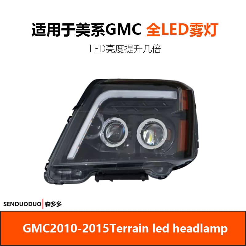 LED Headlight Assembly for 2010-2015 GMC Terrain, Front Headlight Modification Accessories