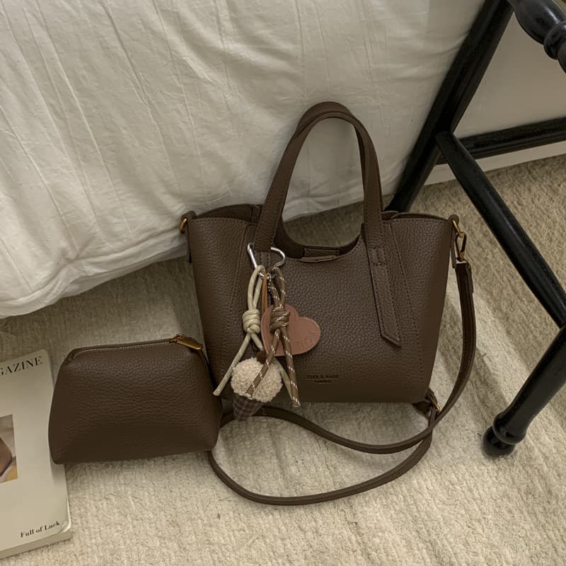 2026 New Export Style Crossbody Bag Handheld Bucket Bag Shoulder Bag Women Retro Ladies Dresses Women's Bag