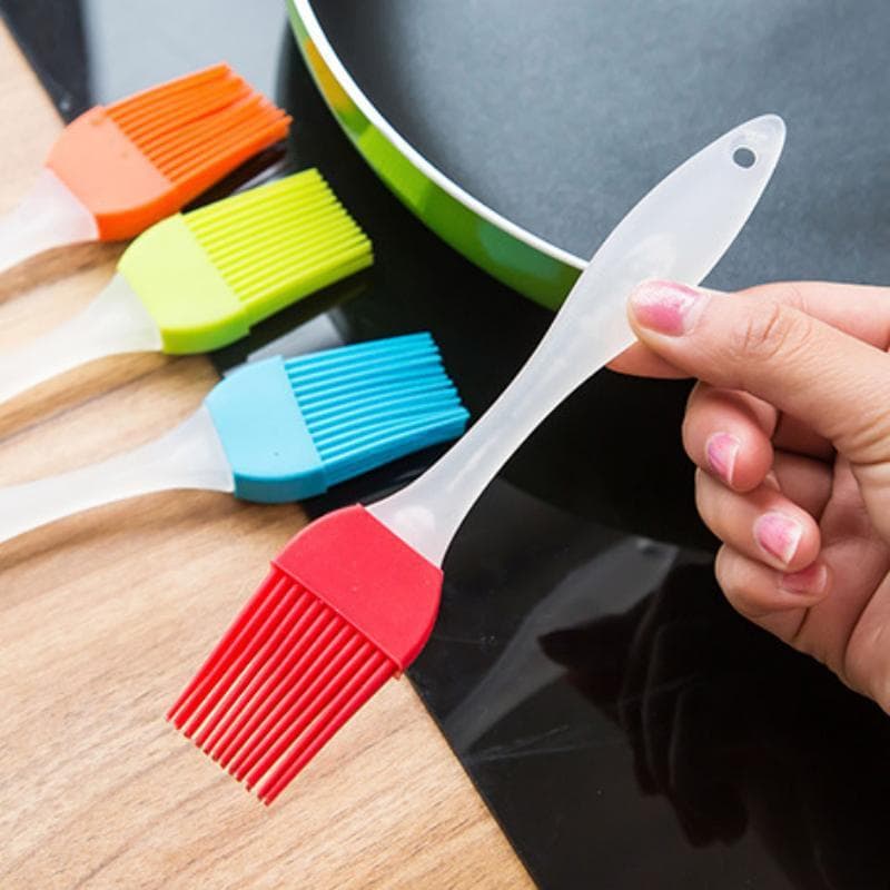 [Pack of 2 with free shipping] Oil brush kitchen pancake baking small brush pancake household high temperature resistance does not shed lint