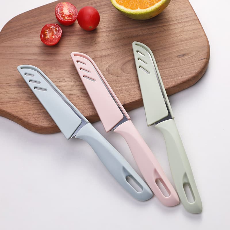 Stainless Steel Fruit Knife Household Melon and Fruit Peeler, Foldable Convenient Portable Peeling Knife, Multi-functional Peeling and Cutting Melon Small Knife