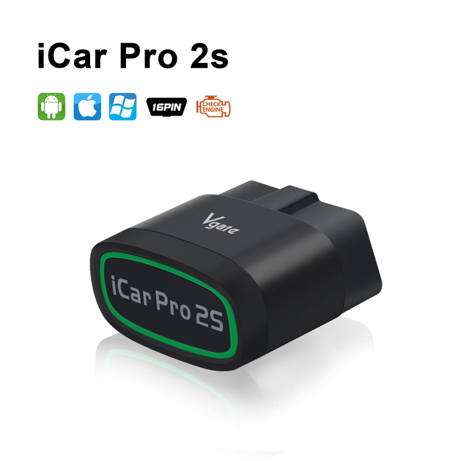 Vgate iCar Pro 2S Low Power Bluetooth 5.3 Car Diagnostic Tool OBD for New Energy Vehicles