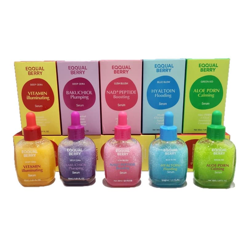 EQQUALBERRY Collagen Vitamin Brightening Blusher Plumping Serum 30ml Cross-border Supply