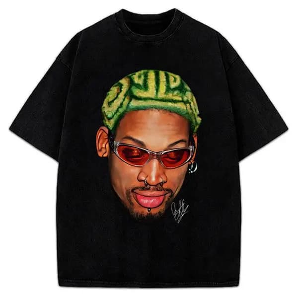 Rap Star Event Culture Graphic Heavyweight Cotton Street Hip Hop Crewneck Summer Drop Shoulder Unisex