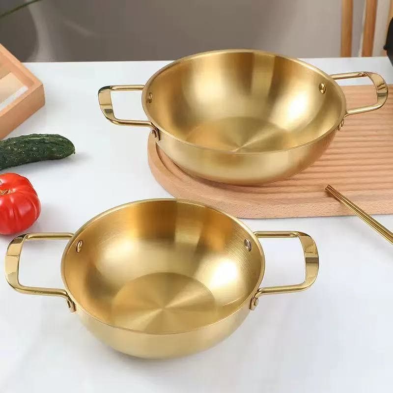 Stainless Steel Small Gold Pot - Exclusive Gift Pot for Luosifen