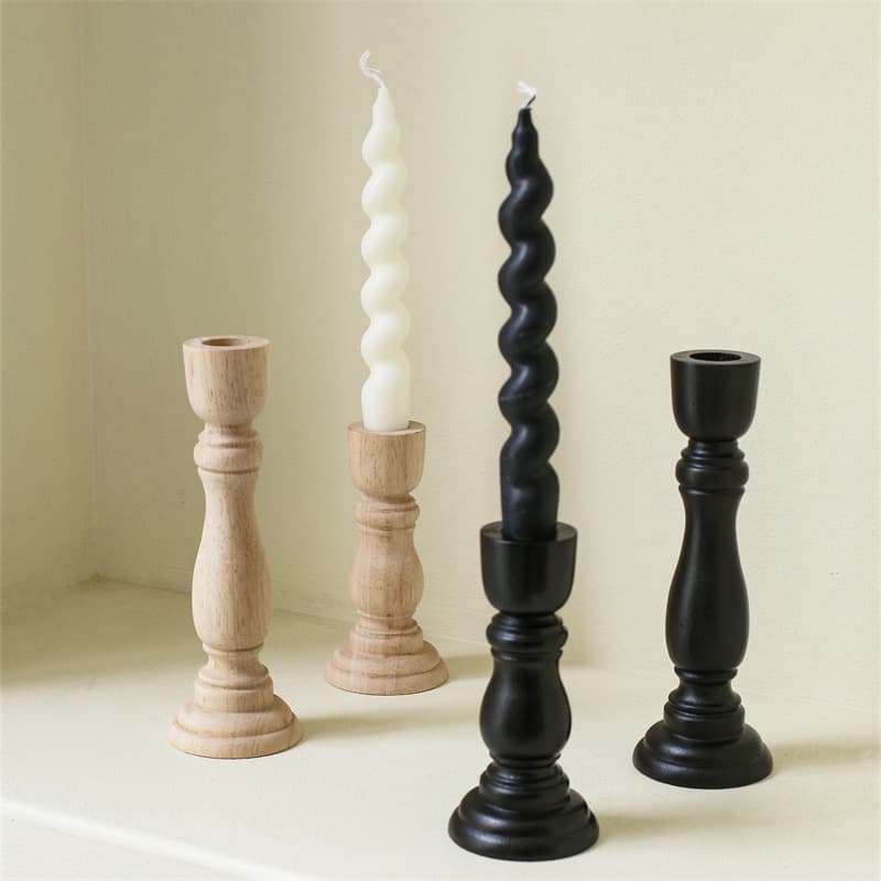 Roman column retro wholesale tall French high-end aromatherapy candle holder wax ornaments candlelight dinner base candle holder