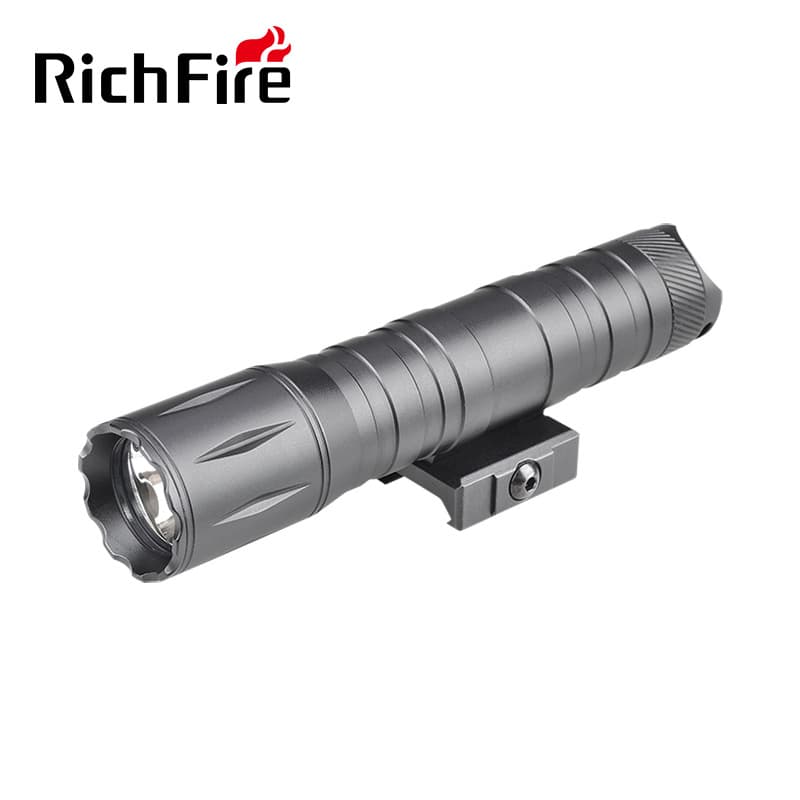 Richfire Tactical Flashlight Super Bright Outdoor Strobe Flashlight Picatinny 20mm Rail Hot Selling Cross-border