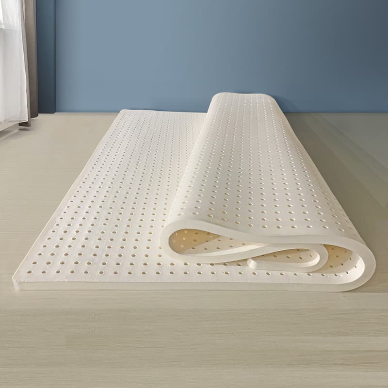 Natural Latex Mattress for Home, Integrated Thin Double Rubber Soft Pad, Foldable Tatami Bedding for Students' Bedroom