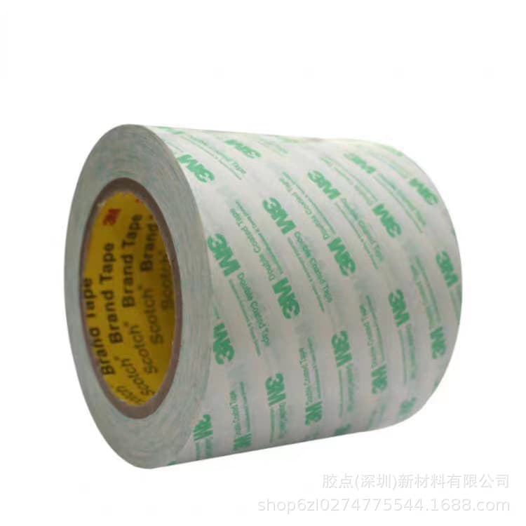 3M55261P Toluene-Free Automotive Battery Adhesive Transparent PET Substrate 0.1mm High-Tack LCD Bonding Double-Sided Tape