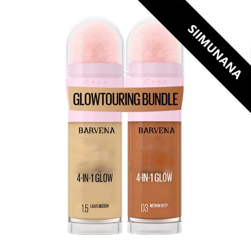 Cross-border TK Hot Product Four-in-One Liquid Foundation, Sheer, Moisturizing, Long-lasting, Concealing, Non-transfer