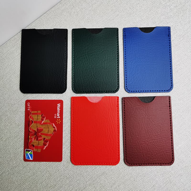 Custom PU Membership Card Holder Bank Card ID Card Case Hotel Key Card VIP Card Organizer Ruler Protector