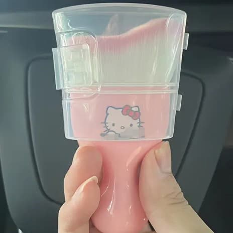 Car interior cleaning soft bristle air conditioning outlet cleaning brush car hair brush car interior gap dust removal artifact brush