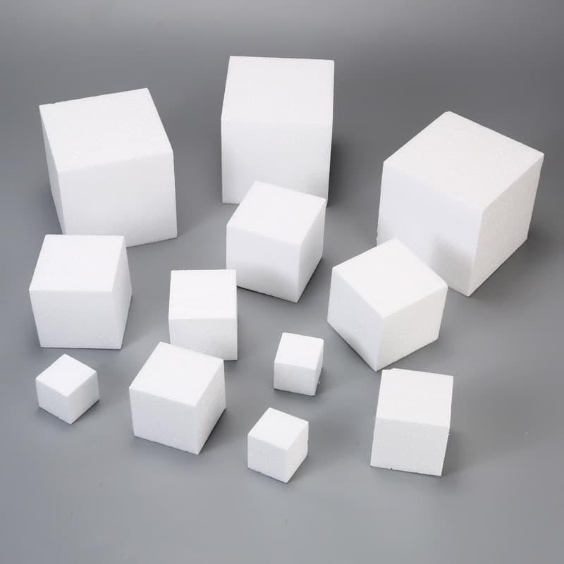 Square Foam Model Cube Cuboid Polyhedron Teaching Kindergarten Geometry Teaching Aids DIY Materials