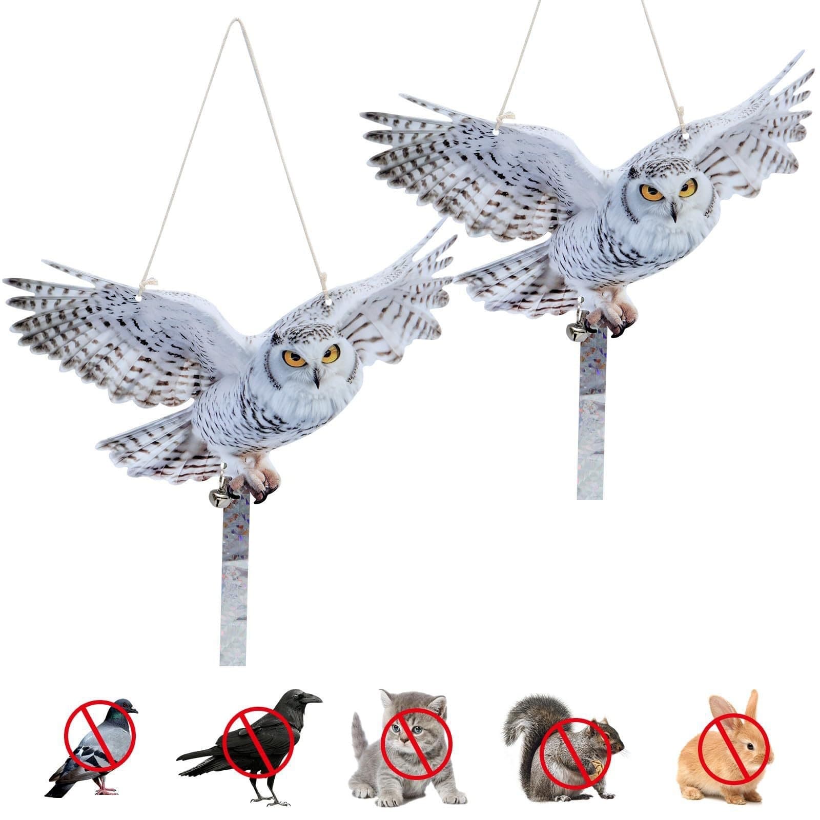 Cross-border garden bird repellent artifact storm eagle 2d acrylic material courtyard realistic craft pendant simulated animal