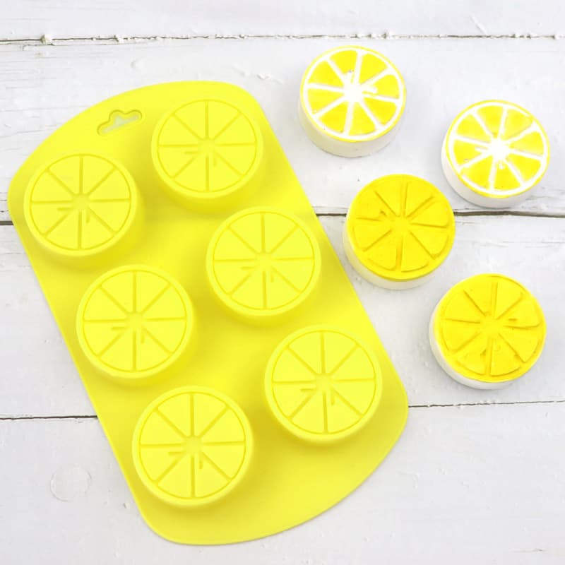 Dobi Lemon Fruit Series Silicone Cake Decoration Mold Handmade Bread Rice Cake Mold Aromatherapy Essential Oil Soap