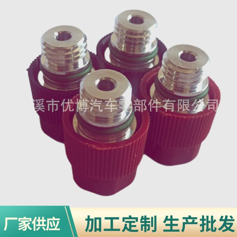 Factory Supply Automotive Air Conditioning Pipe Valve Seat Valve Core 134a Eco-friendly Charging Nozzle Gas Welding Valve