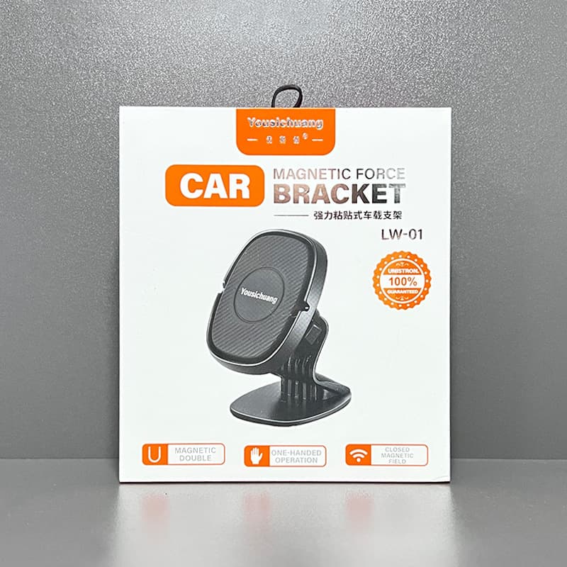 Yousichuang LW-03 Car Suction Cup Auto-Lock Phone Holder, Multifunctional Navigation Support Bracket for Vehicles