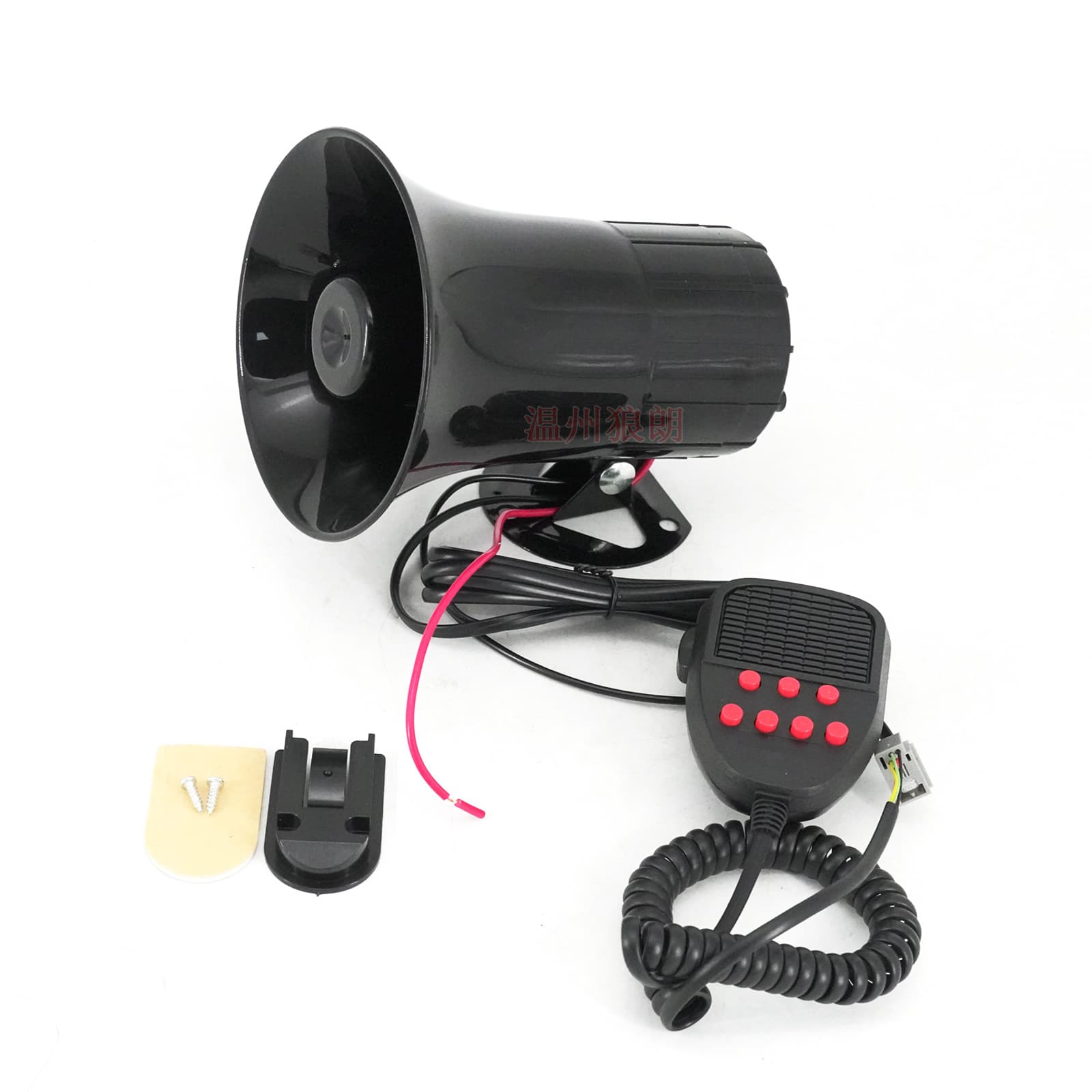 12V seven-tone Speaker car motorcycle modification alarm flute round mouth seven-tone speaker manufacturer
