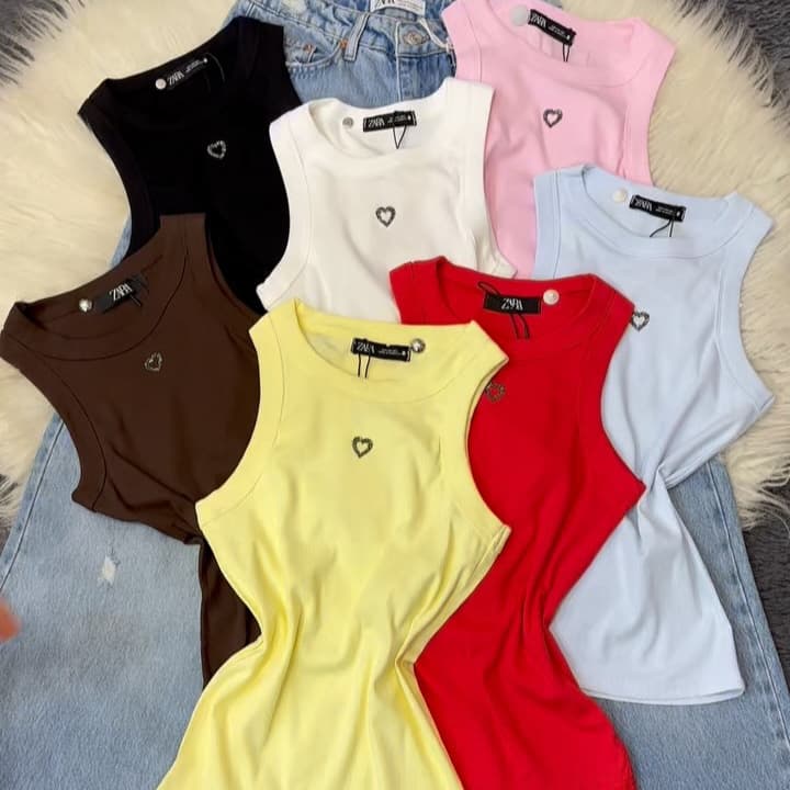【Live Version】Women's Top Shirt Vest Base Knit Wholesale