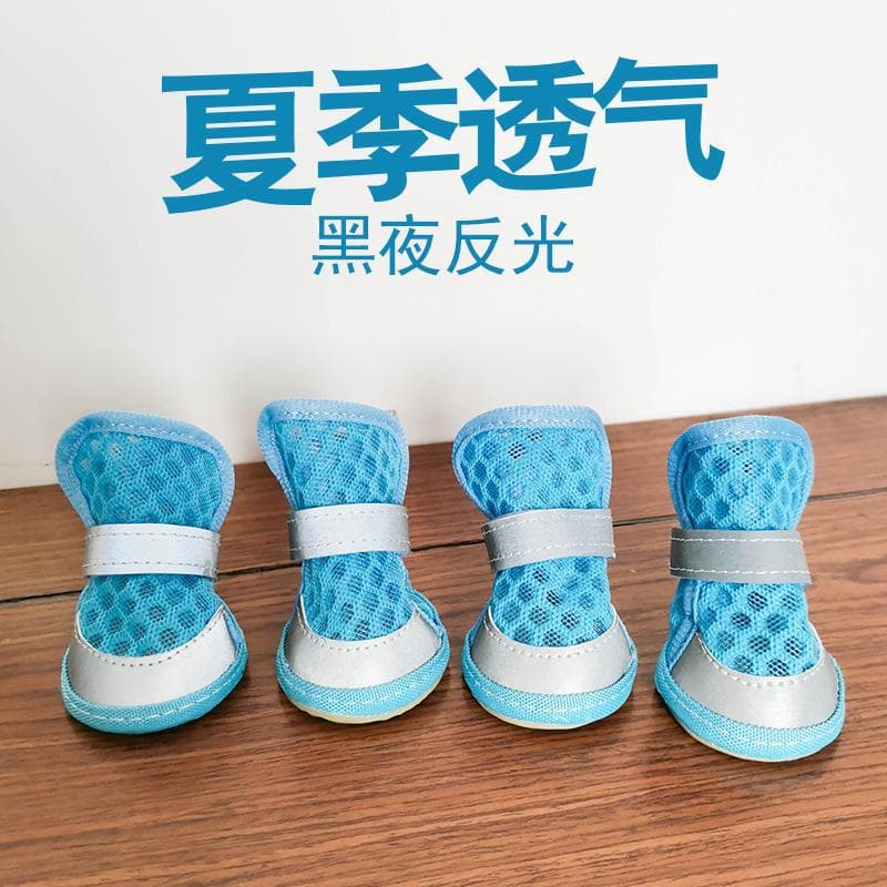 Dog Shoes That Stay On, Summer Small Dog Sandals, Pomeranian Poodle Pet Dog Shoes, Teddy Shoes Set of 4
