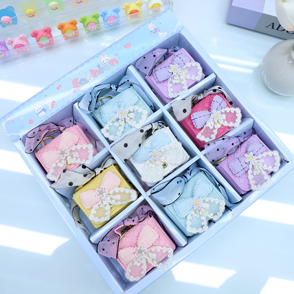 Dopamine coin purse children's birthday gift girls pendant accessories versatile princess jewelry box wholesale