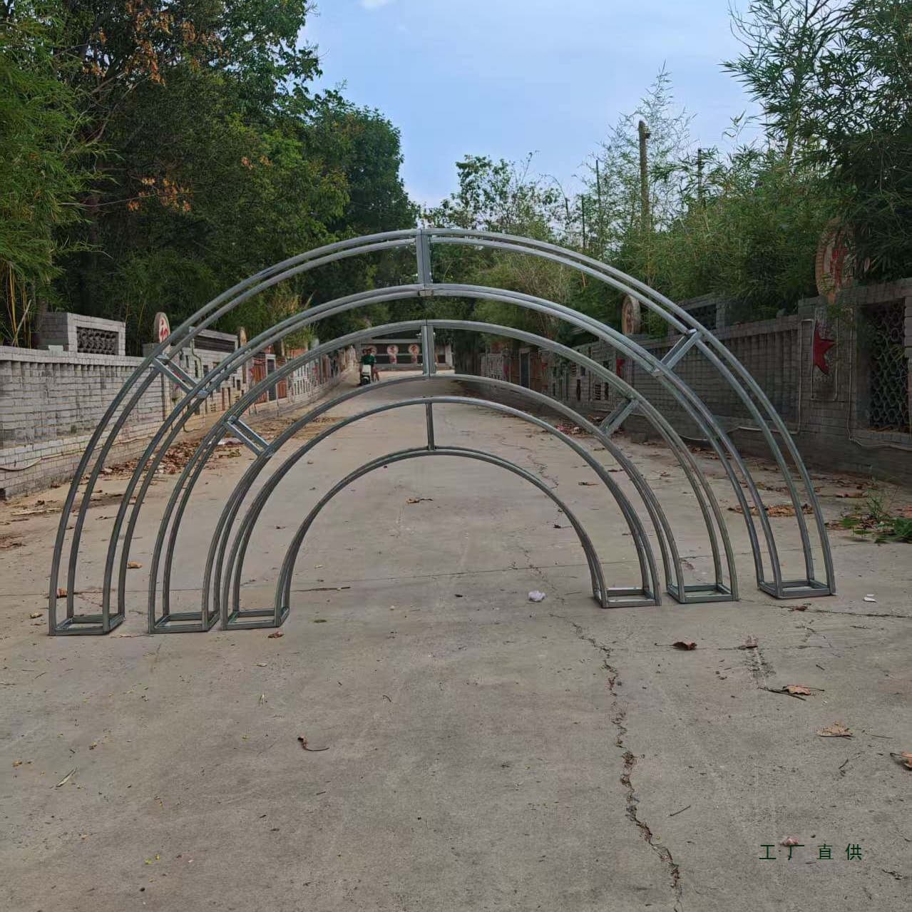 Wedding props iron rack semicircular arch arc display rack outdoor wedding decoration door flower stand climbing pergola rack