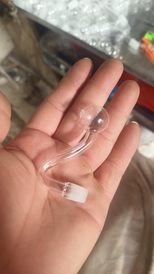 Cross-border supply of heat-resistant transparent glass spherical bends, glass bending pot accessories, and high borosilicate glass tube accessories.