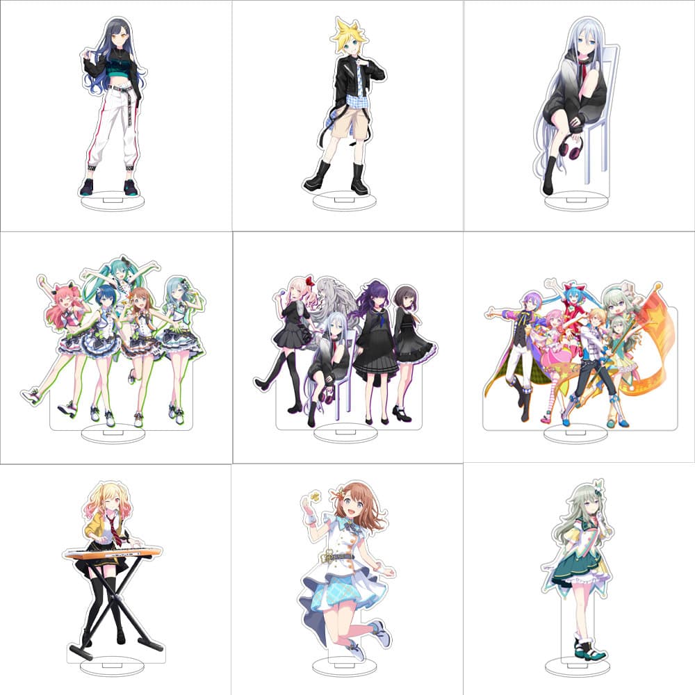 Colorful Stage 16cm Acrylic Stand Two-Dimensional Animation Peripheral Hatsune Miku Kagamine Rin Ornaments