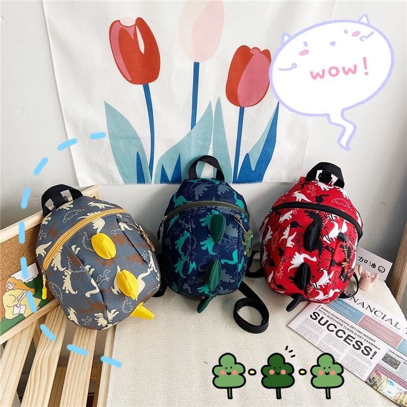 Children's Schoolbag Dinosaur Cartoon Kindergarten Backpack Korean-style Trendy Cute Anti-lost Backpack for Boys and Girls