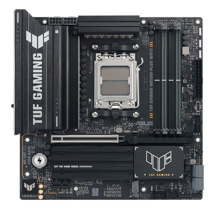 ASUS TUF GAMING B850M-PLUS WIFI7 Heavy Artillery Motherboard Compatible with CPU 9600X/9700