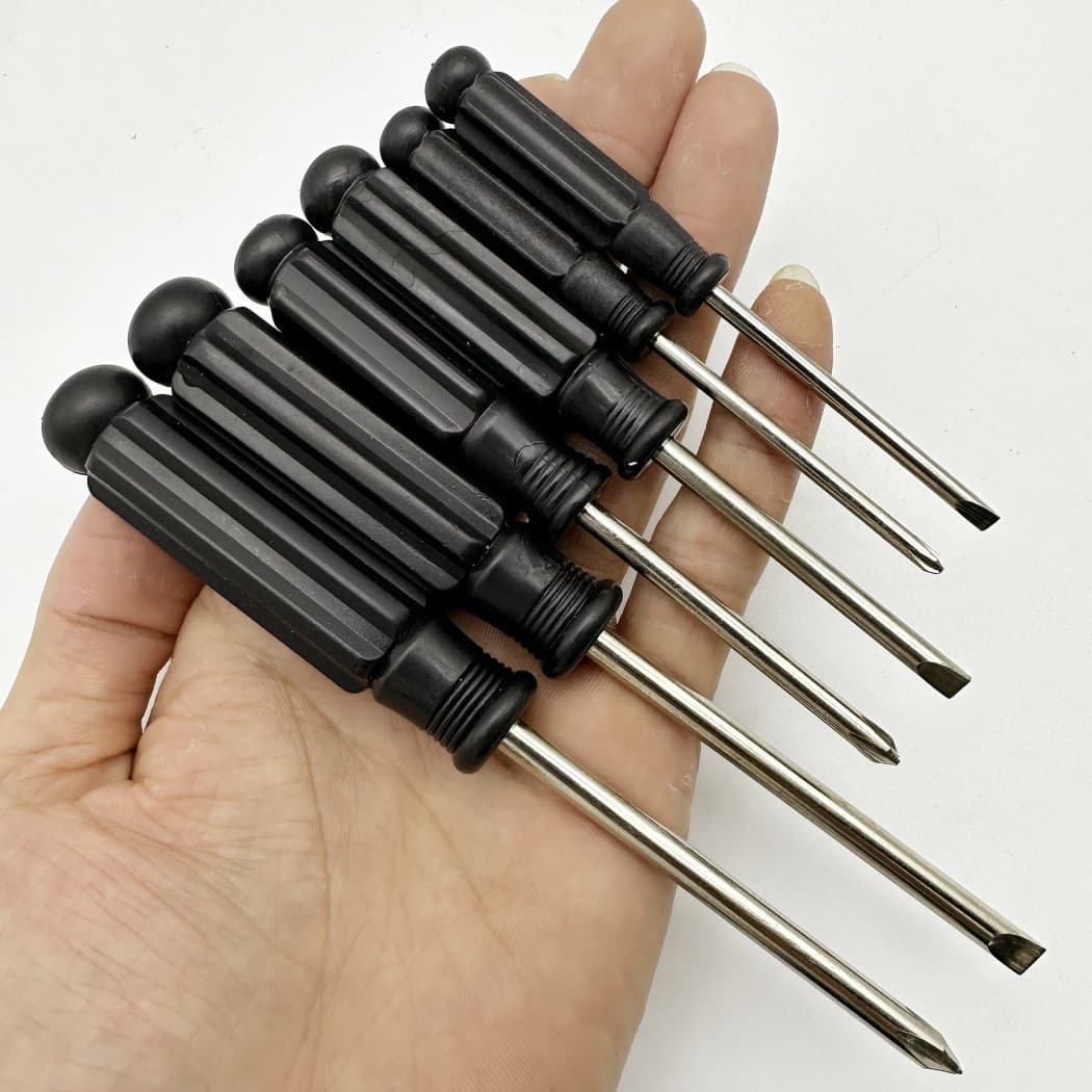 Factory direct supply 2-inch, 3-inch, 4-inch dual-use flathead and cross double-ended small screwdriver driver set