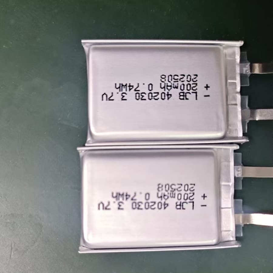 Polymer Lithium Battery 402030 200mAh Soft Pack Lithium Battery Cell 3.7V Beauty Device Lithium Battery Cell