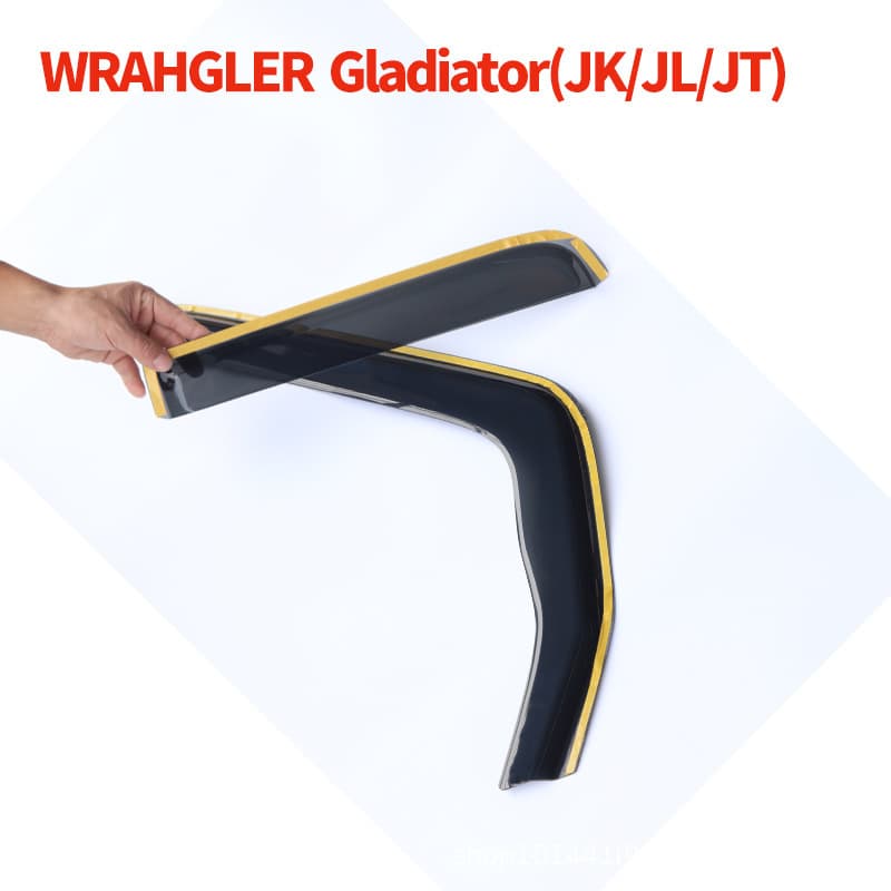 For Jeep Wrangler Gladiator (JK/JL) In-Channel Rain Visor Window Visor