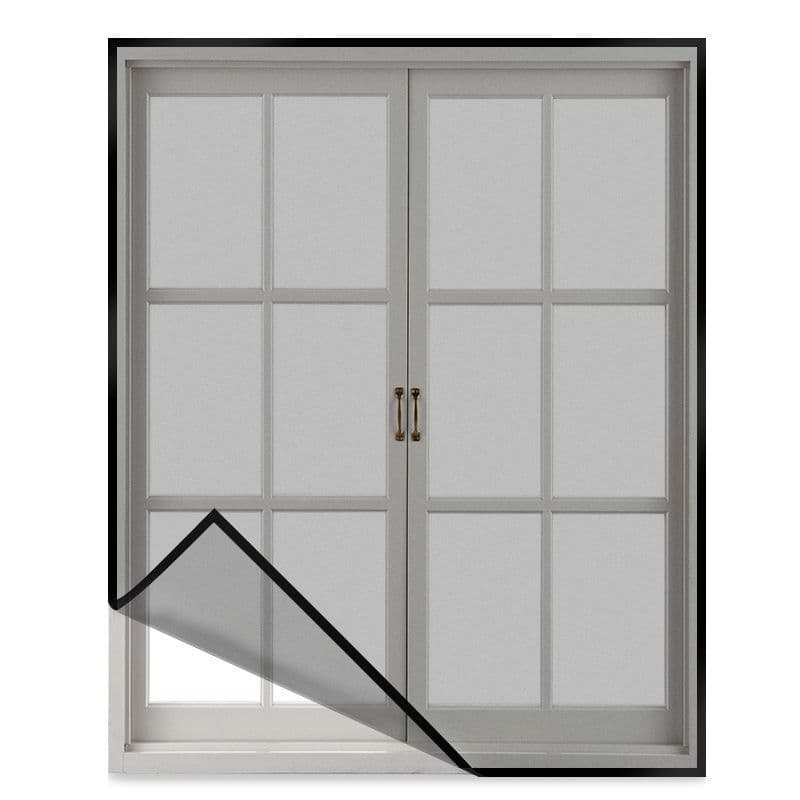 High-end cat-scratch-resistant self-adhesive mosquito and fly window screens with magic tape zipper, no-drill installation for home use.