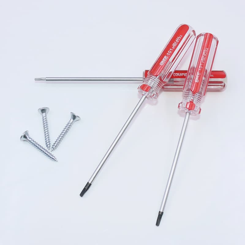 Chrome vanadium steel magnetic triangular screwdriver set, 1.8-4.2mm triangular anti-theft screw installation and disassembly tools.