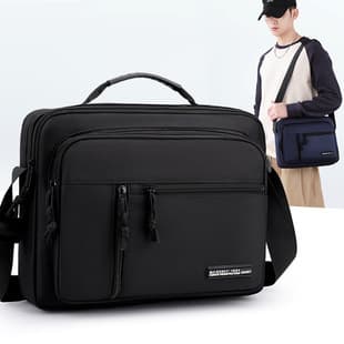 2026 New Multi-Layer Men's Bag Shoulder Crossbody Bag Casual Nylon Sports Bag Oxford Cloth Backpack Crossbody Bag