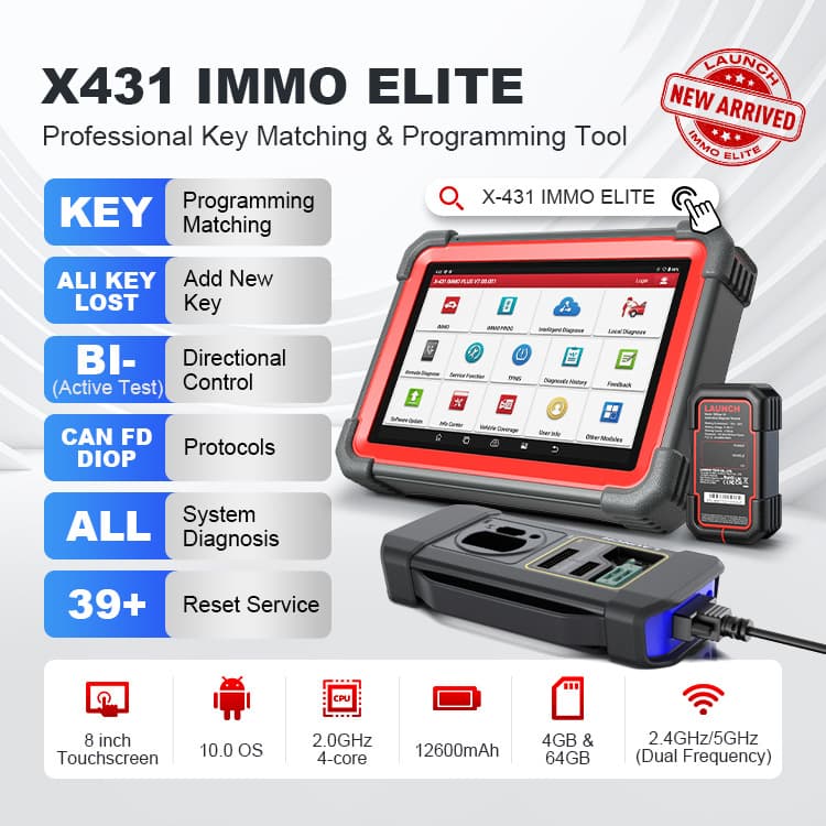 LAUNCH X431 IMMO Elite key programming car diagnostic scanner