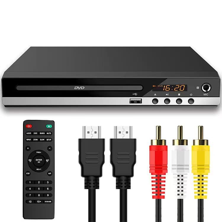 Factory Direct 7 HD DVD Player, New Disc Player, All-Format DVD Player, VCD Player