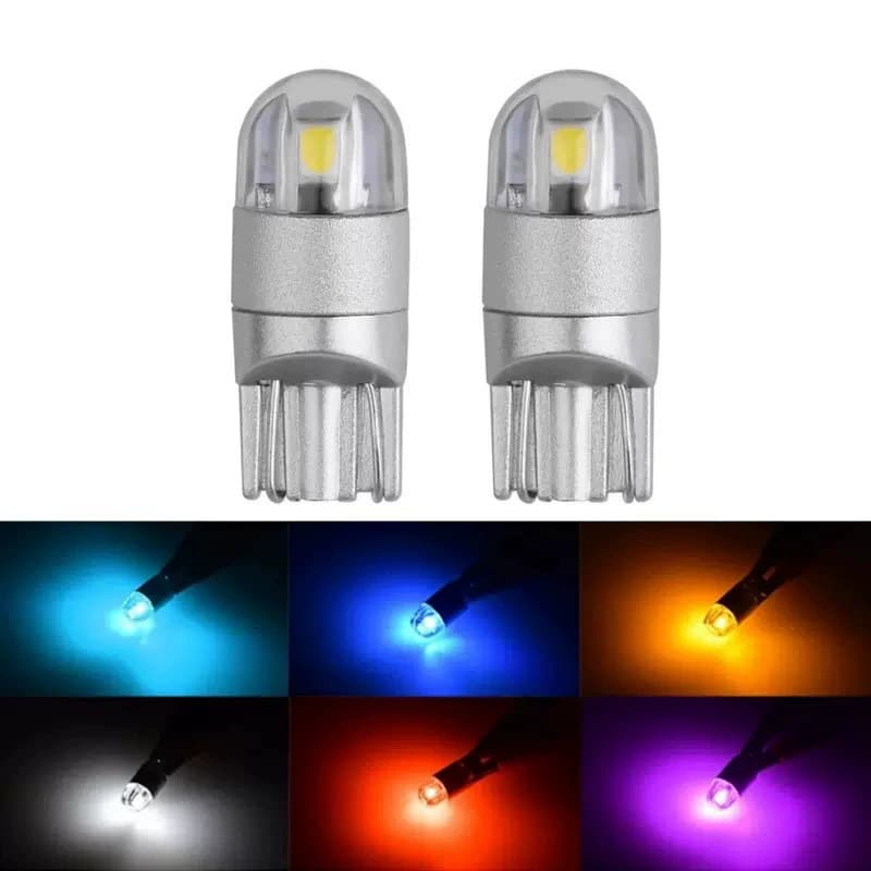 Cross-border car LED license plate light T10 3030 2smd reading light large truck width light car light 24V