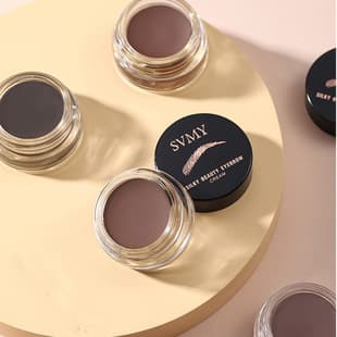 Cross-border Hot Selling SVMY Eyebrow Gel 3D Quick-drying Waterproof Tattoo Eyebrow Gel Long-lasting Non-smudging Eyebrow Powder 4g