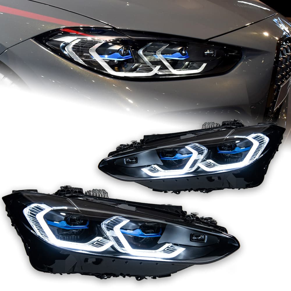For BMW 4 Series G22 G23 G26 M4 G82 Headlight Accessories Car Light Original Headlight Upgrade Assembly