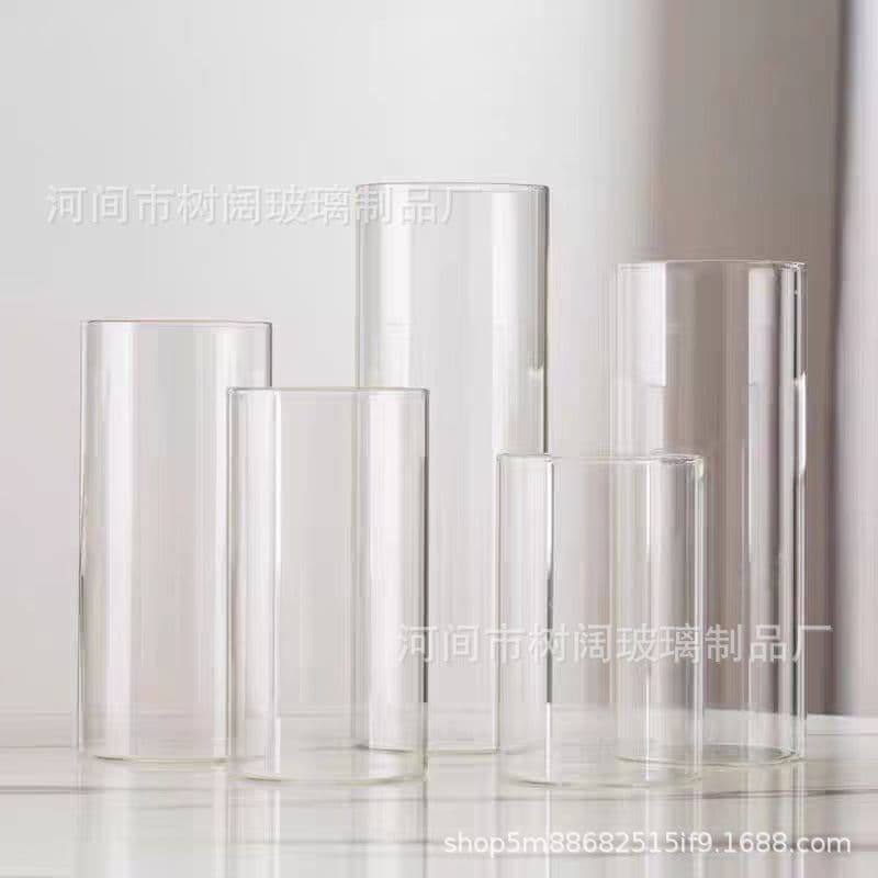 High borosilicate candle lamp cover, fragrance hand model glass cover, Christmas home dust cover ornament, transparent candle cup