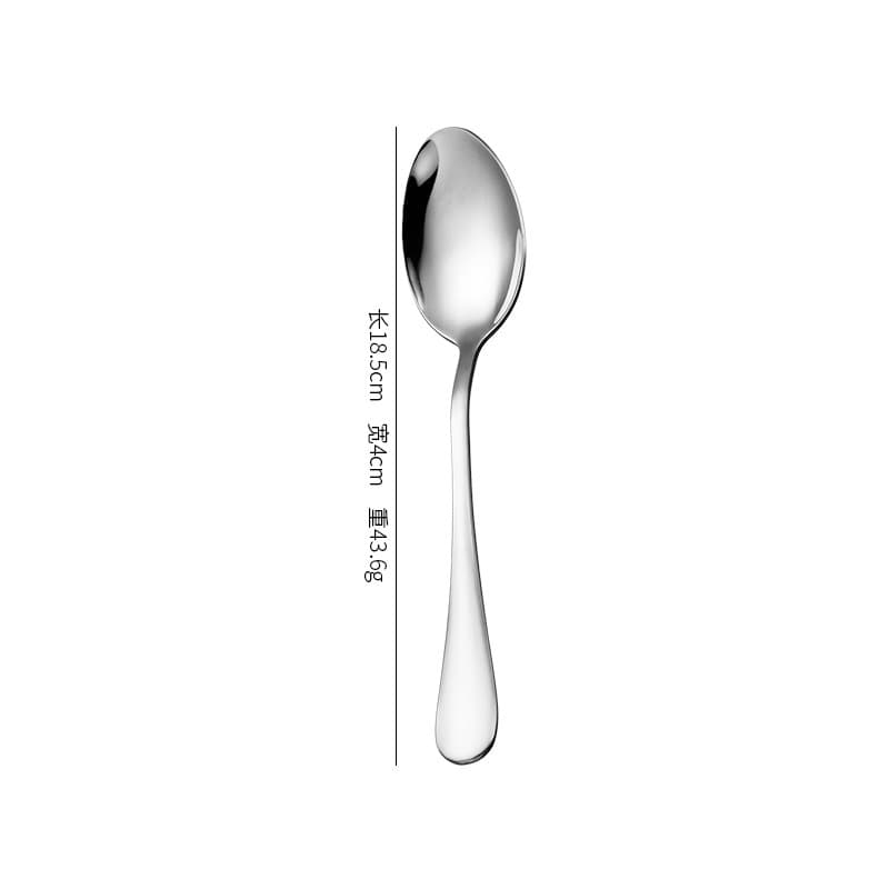 304 Stainless Steel Knife Fork Spoon Set, Thickened Home Western Steak Cutlery, 1010 Stainless Steel Spoon with Custom Logo